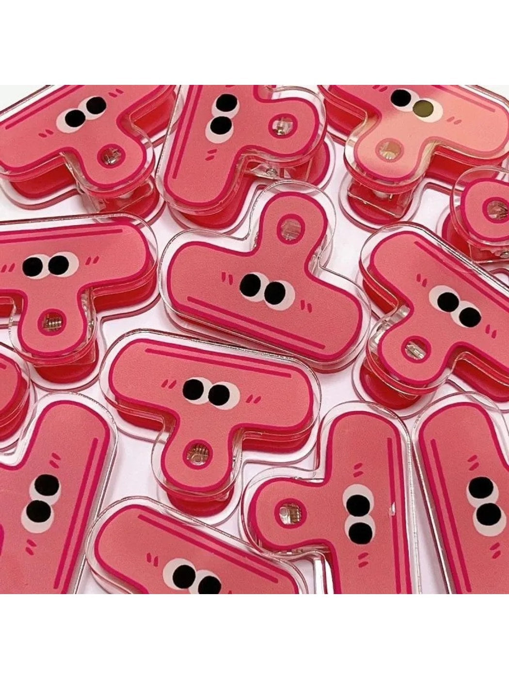 Clemi - Cute Eye Motif Acrylic Clip for Notes Clip Oria & Co