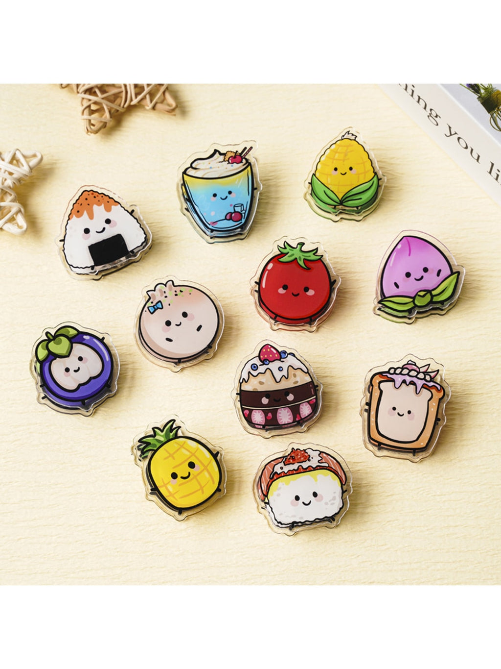 Clemi - Cute Double Sided Acrylic Cartoon Planner Clip Oria & Co