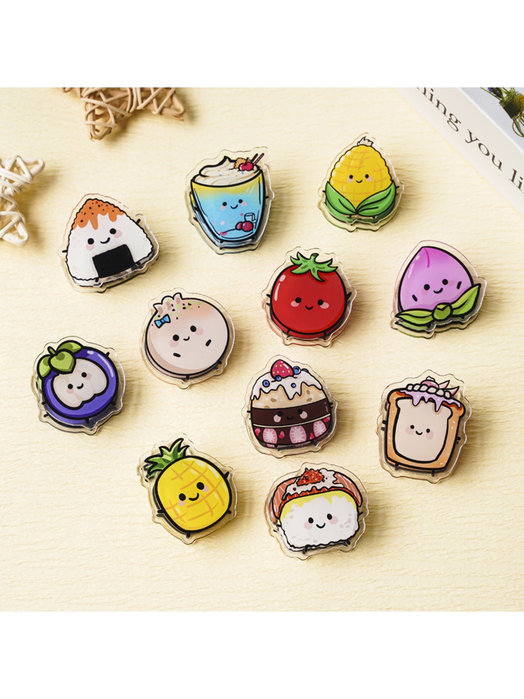 Clemi - Cute Double Sided Acrylic Cartoon Planner Clip Oria & Co