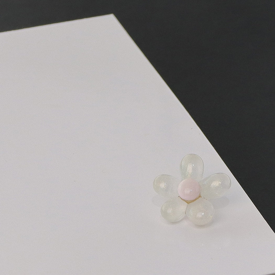 Bunli - 10-Pack DIY Cute Flower Plastic Button