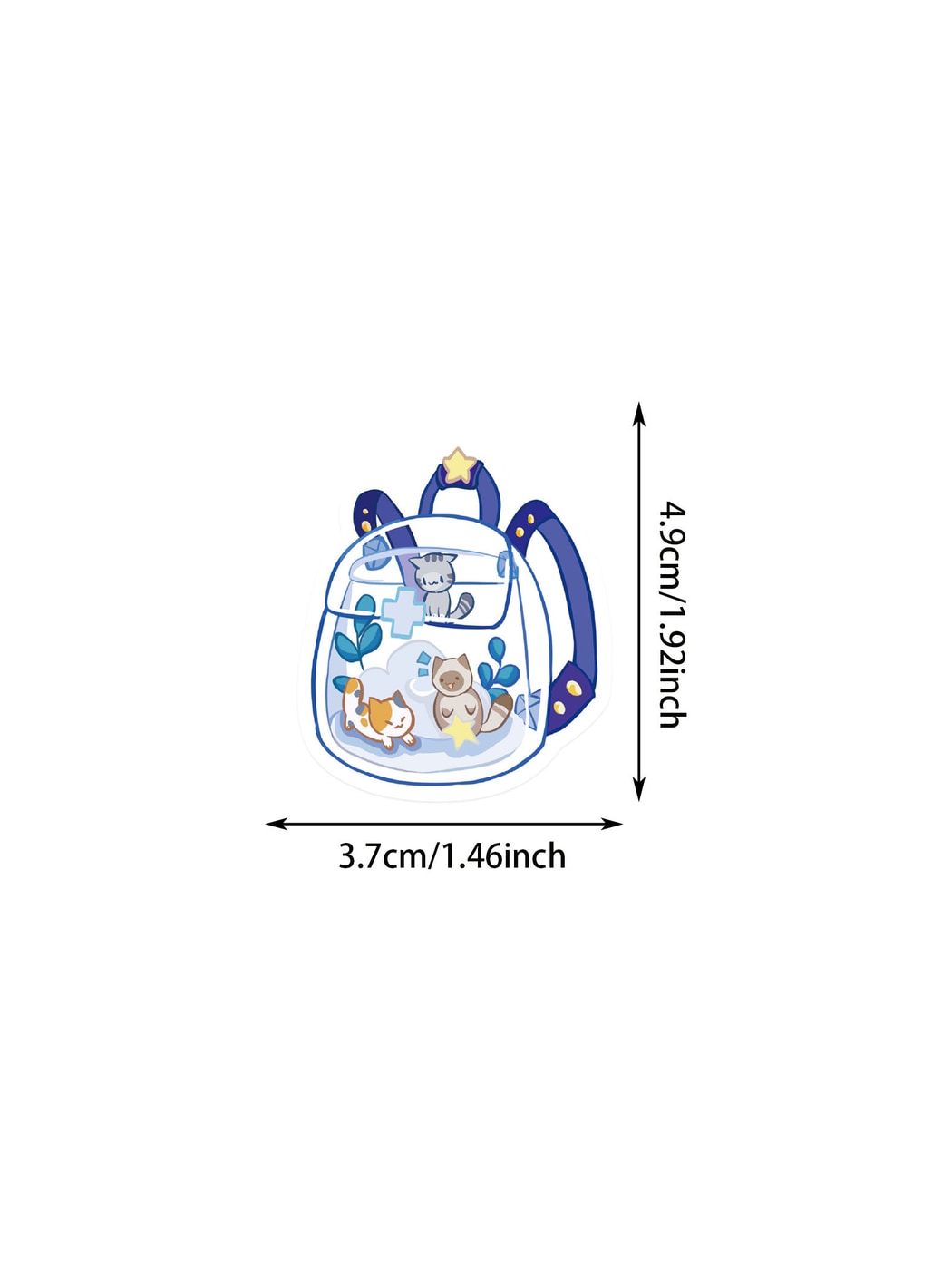 Lunira - Transparent Illustrated Object Design Stickers pack Oria & Co