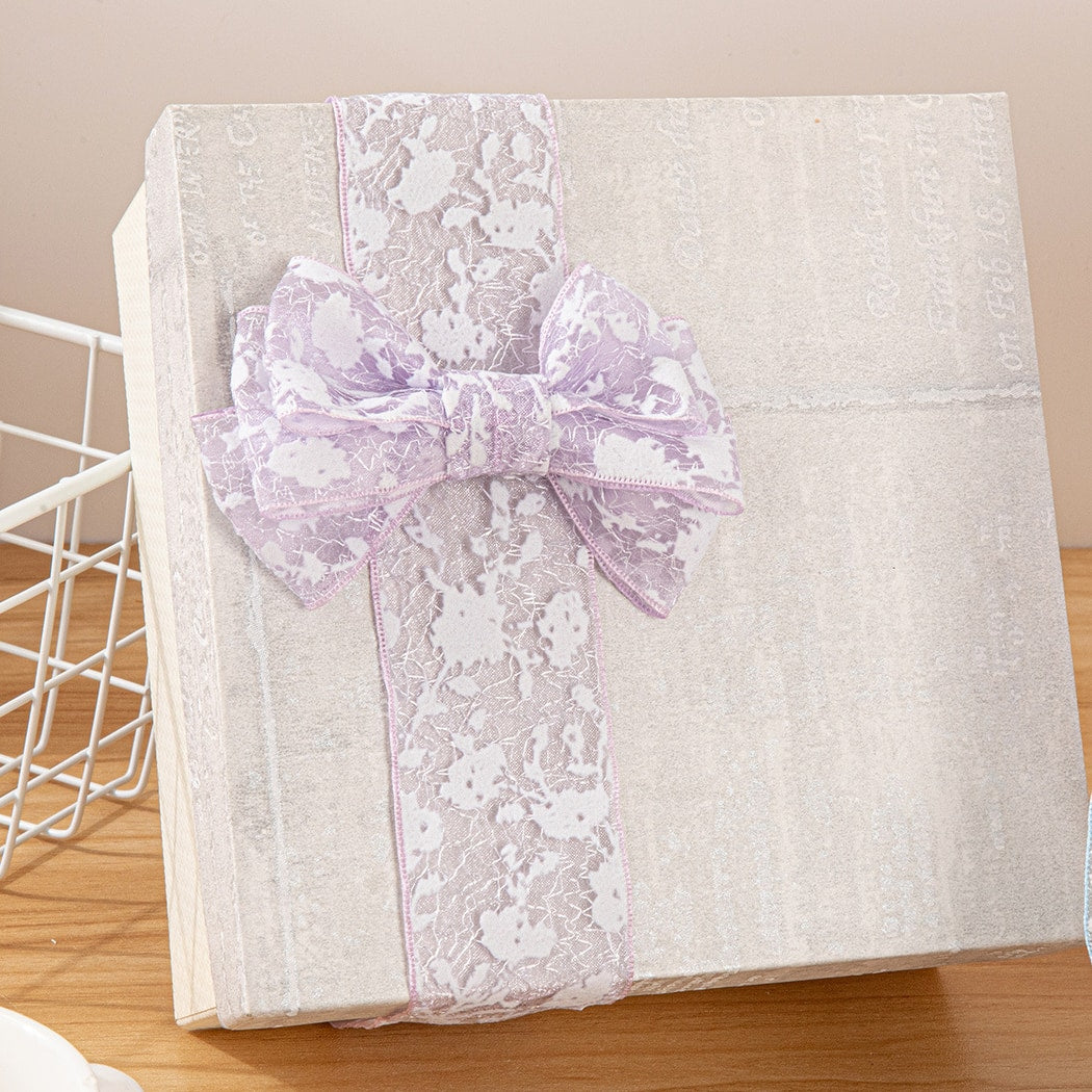 Rivora - DIY Polyester Sheer Lace Ribbon Trim
