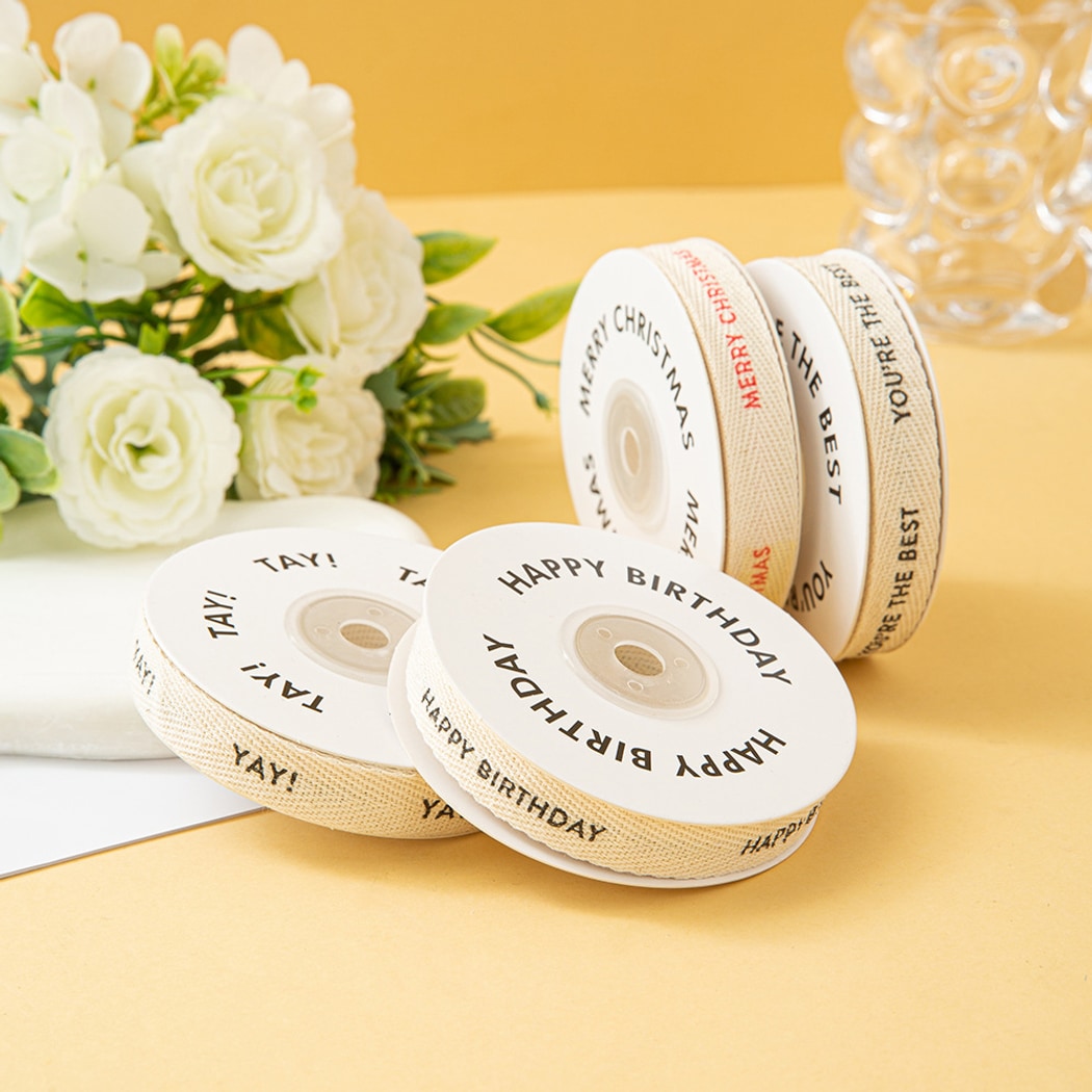 Rivora - DIY Decorative Herringbone Printed Trim Ribbon