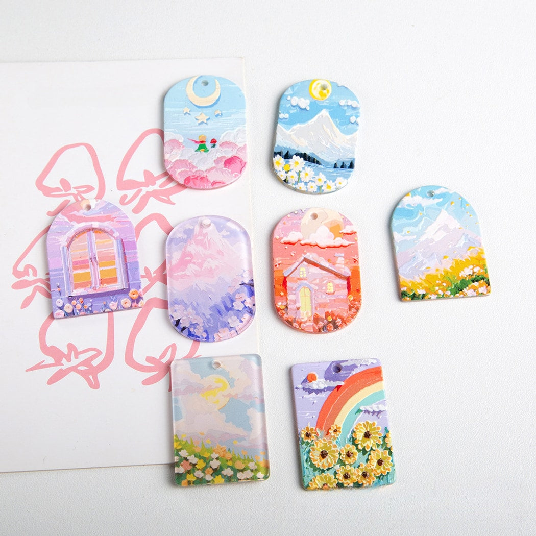 Chivy - Oil Painting Style Acrylic DIY Accessory