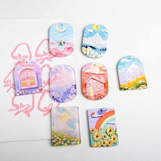Chivy - Oil Painting Style Acrylic DIY Accessory