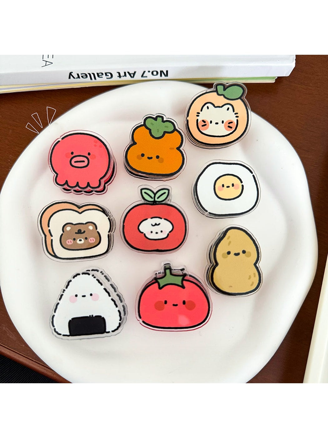 Clemi - Cute Cartoon Acrylic Decorative Memo Planner Clip Oria & Co