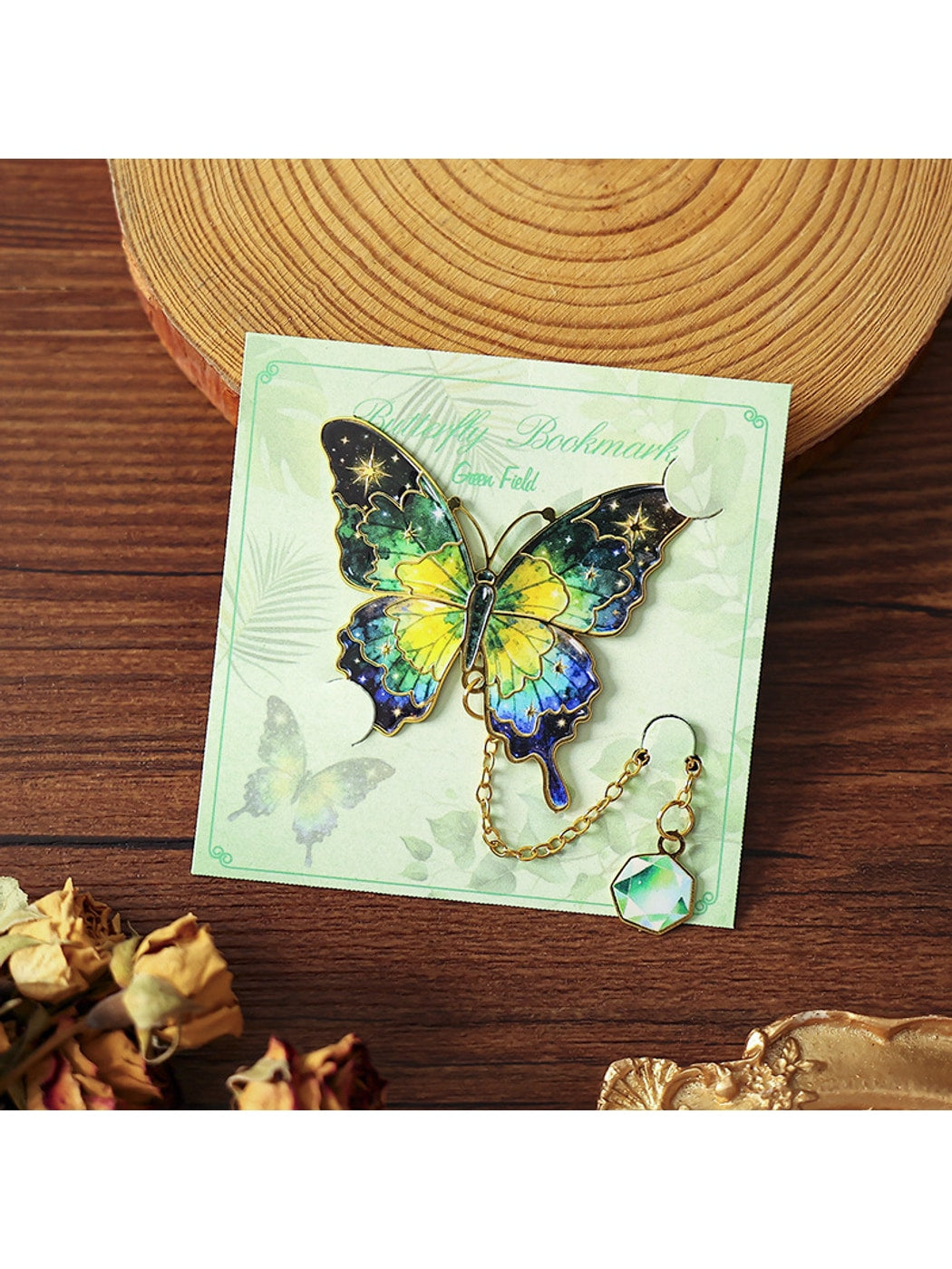 Novellea - Alloy Butterfly Decorative Chain Bookmark Oria & Co