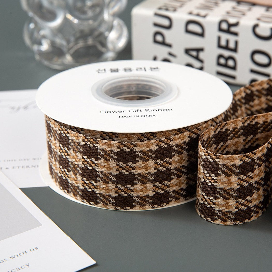 Rivora - DIY Vintage Houndstooth Pattern Ribbon