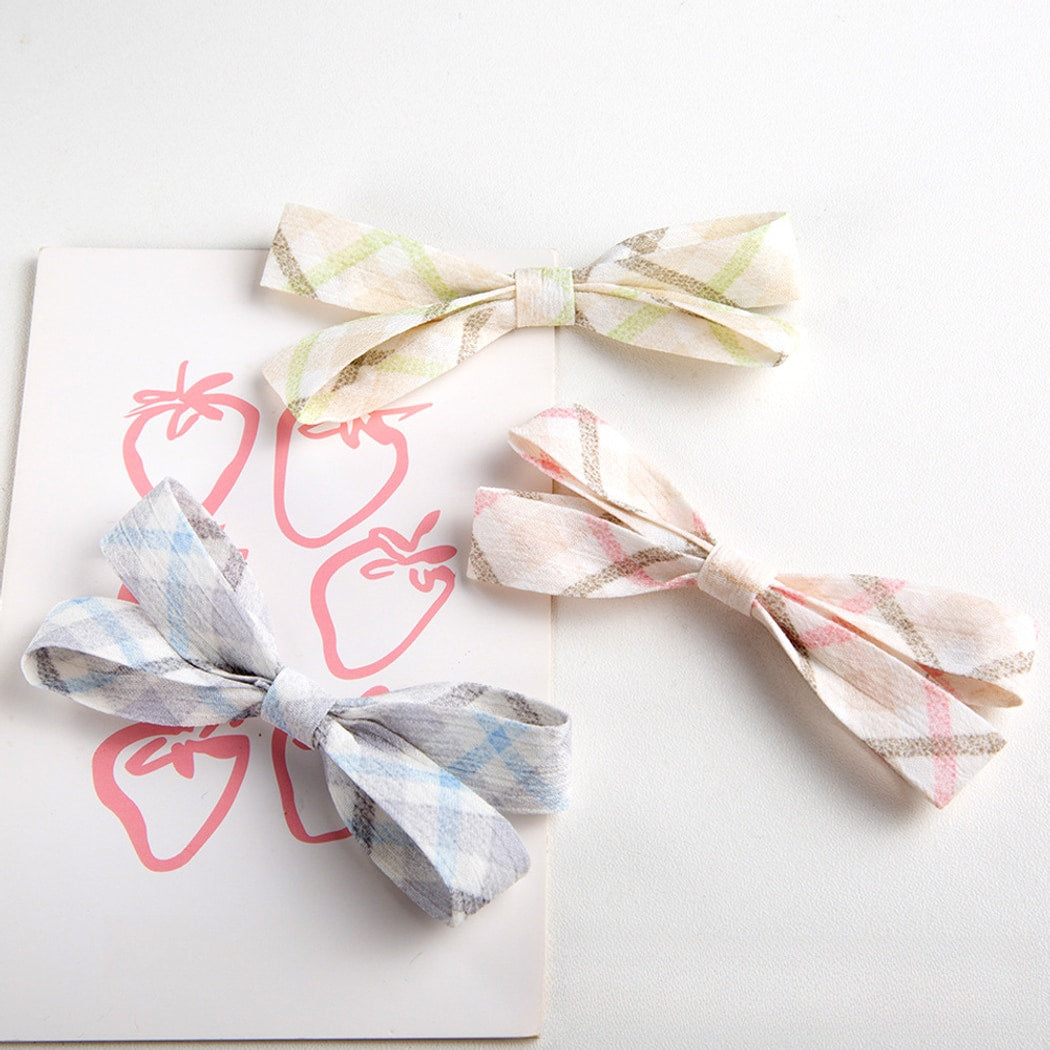 Chivy - Sweet Style Plaid Bow DIY Accessory