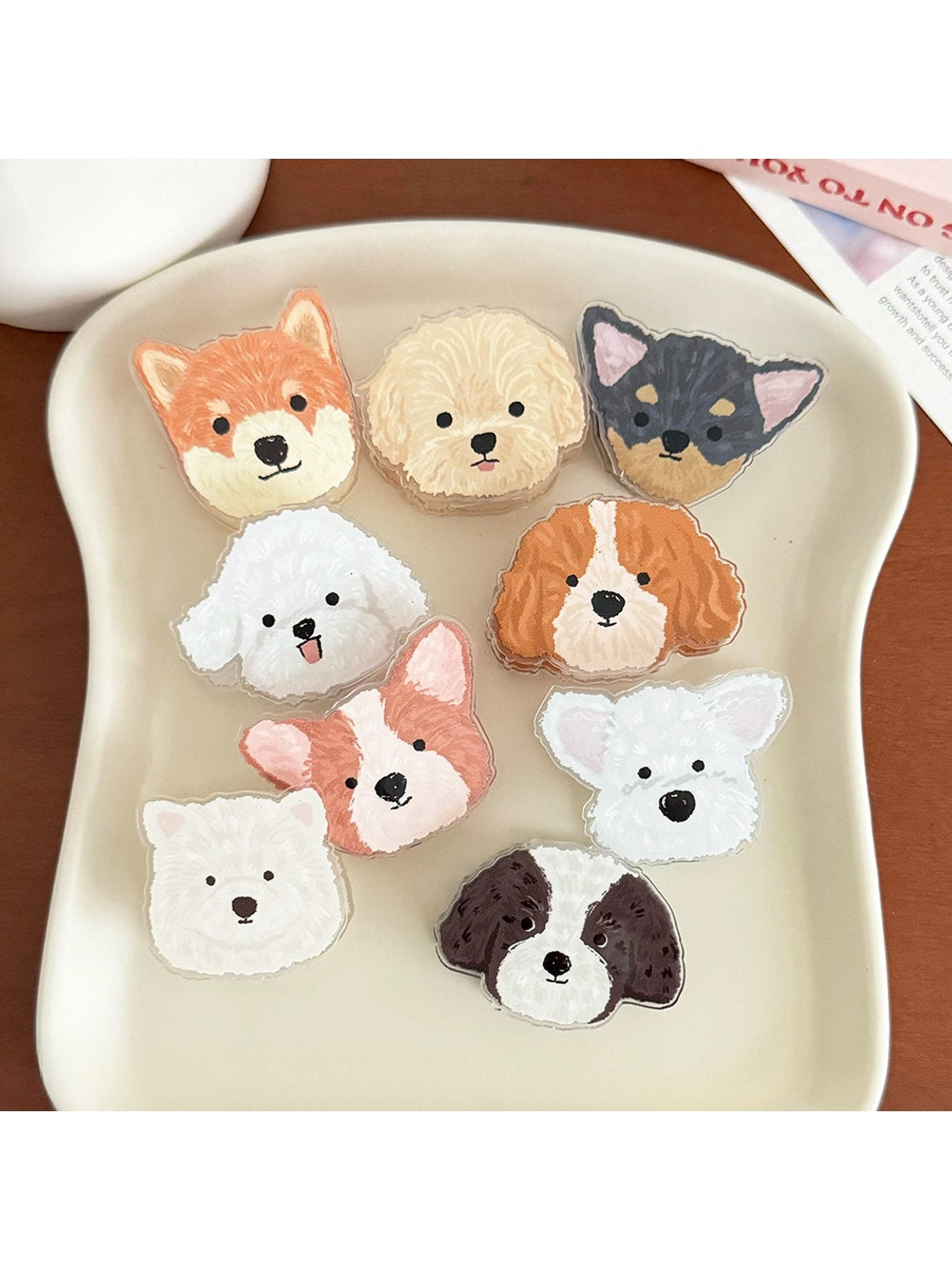 Clemi - Cute Animal Cartoon Acrylic Planner Clip Oria & Co