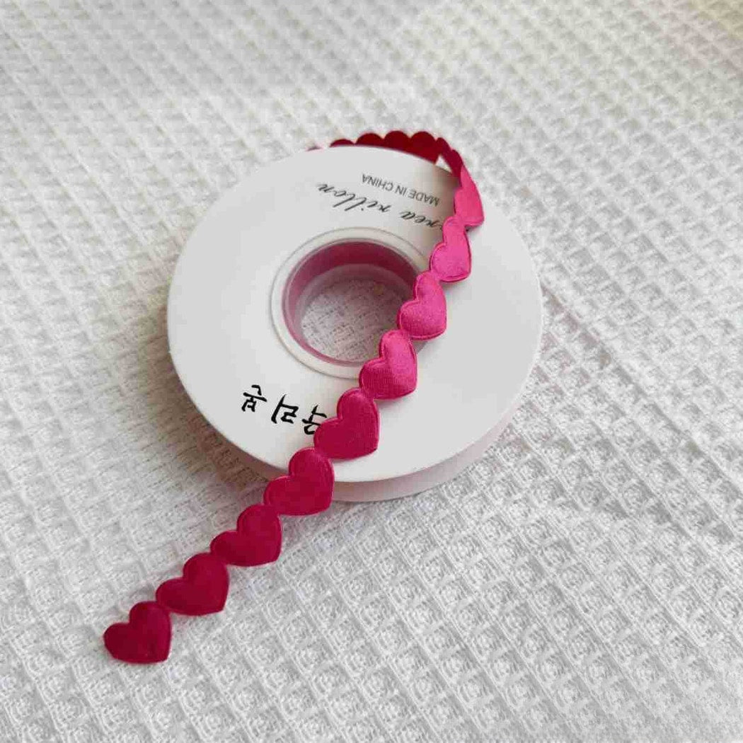 Rivora - DIY Simple Heart Design Trim Ribbon