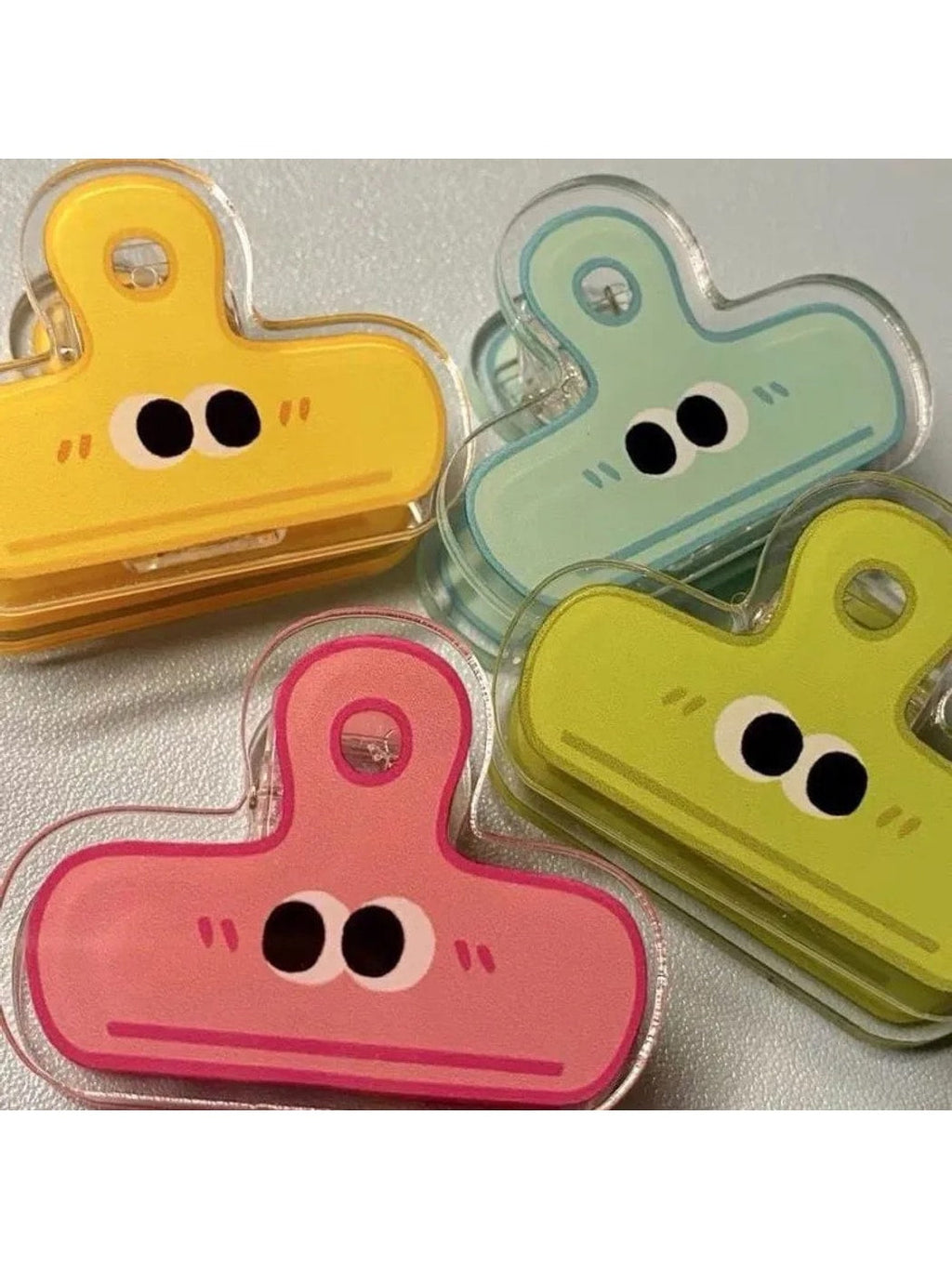 Clemi - Cute Eye Motif Acrylic Clip for Notes Clip Oria & Co