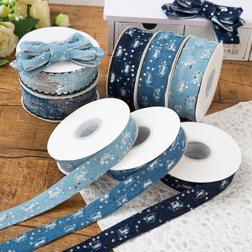 Rivora - DIY Decorative Denim Style Ribbon Trim