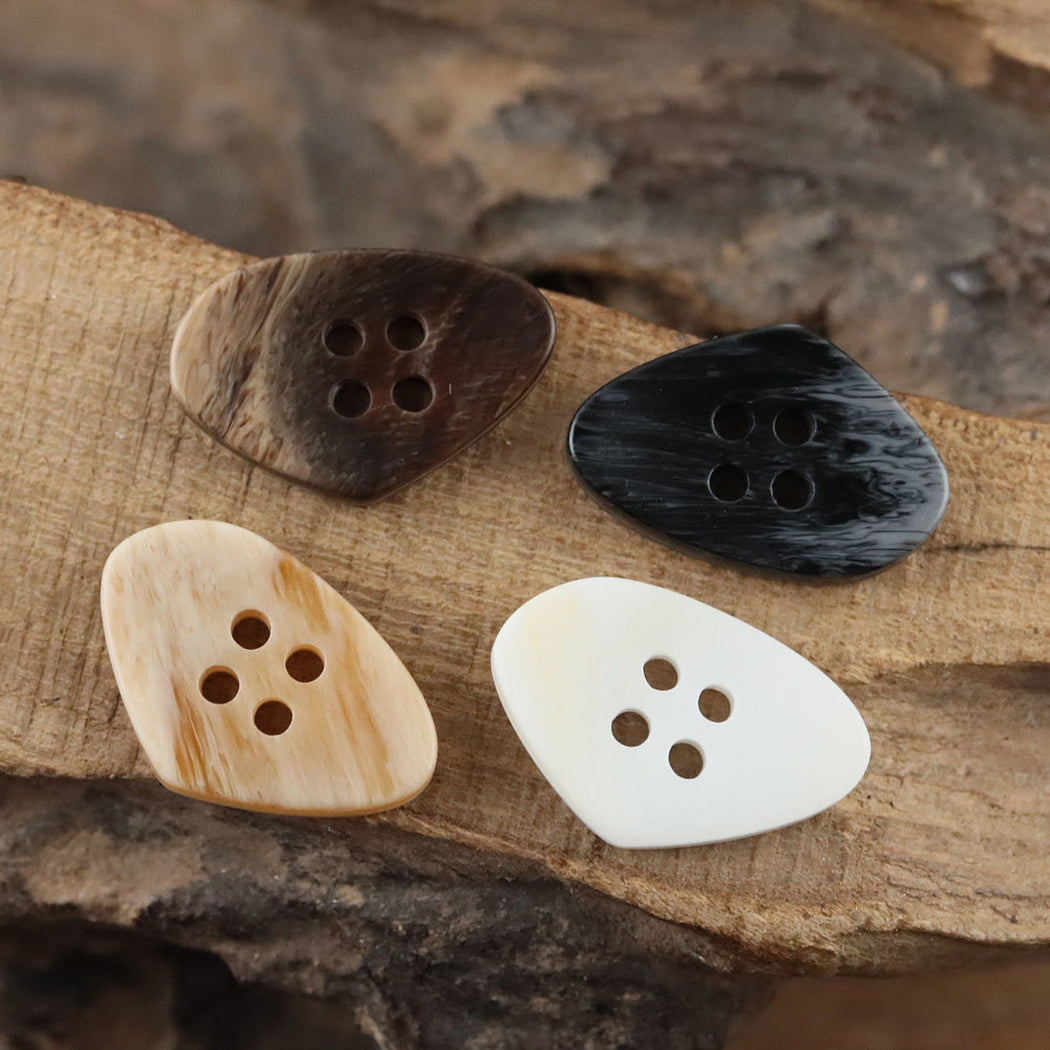 Bunli - DIY 10 Pack Tonal Irregular Button