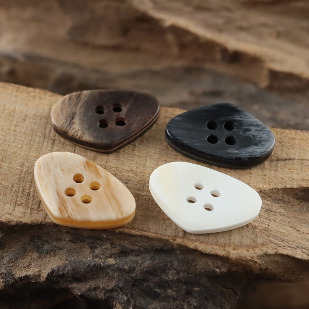 Bunli - DIY 10 Pack Tonal Irregular Button