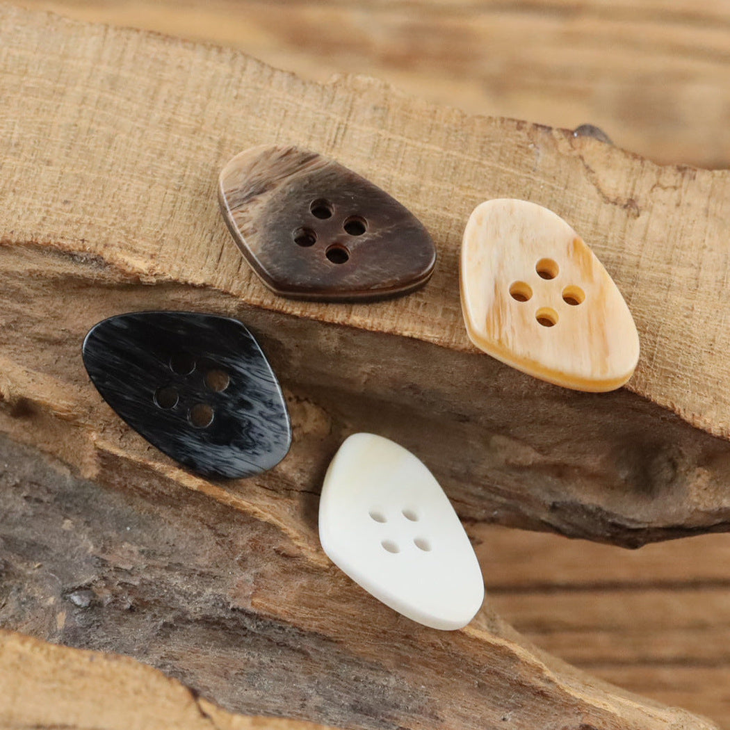 Bunli - DIY 10 Pack Tonal Irregular Button