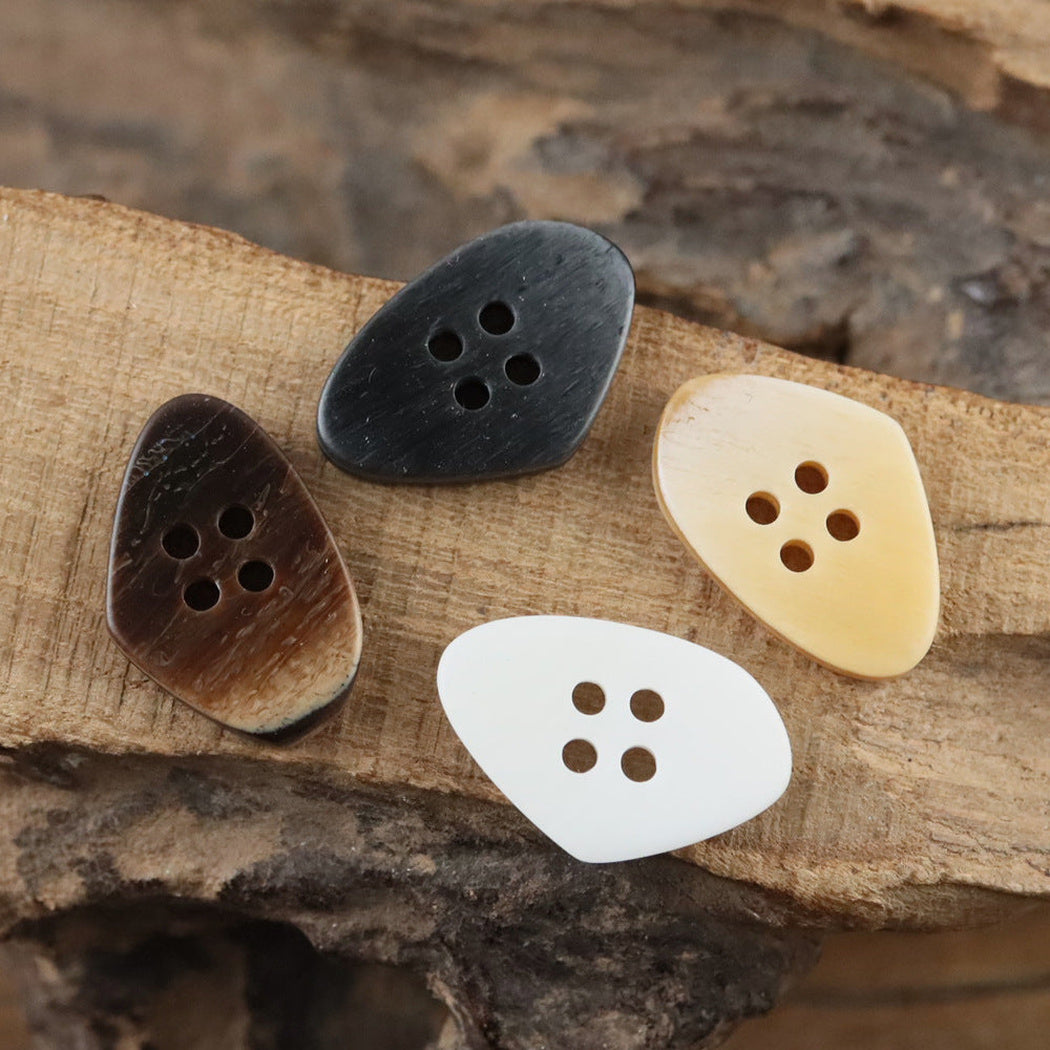 Bunli - DIY 10 Pack Tonal Irregular Button