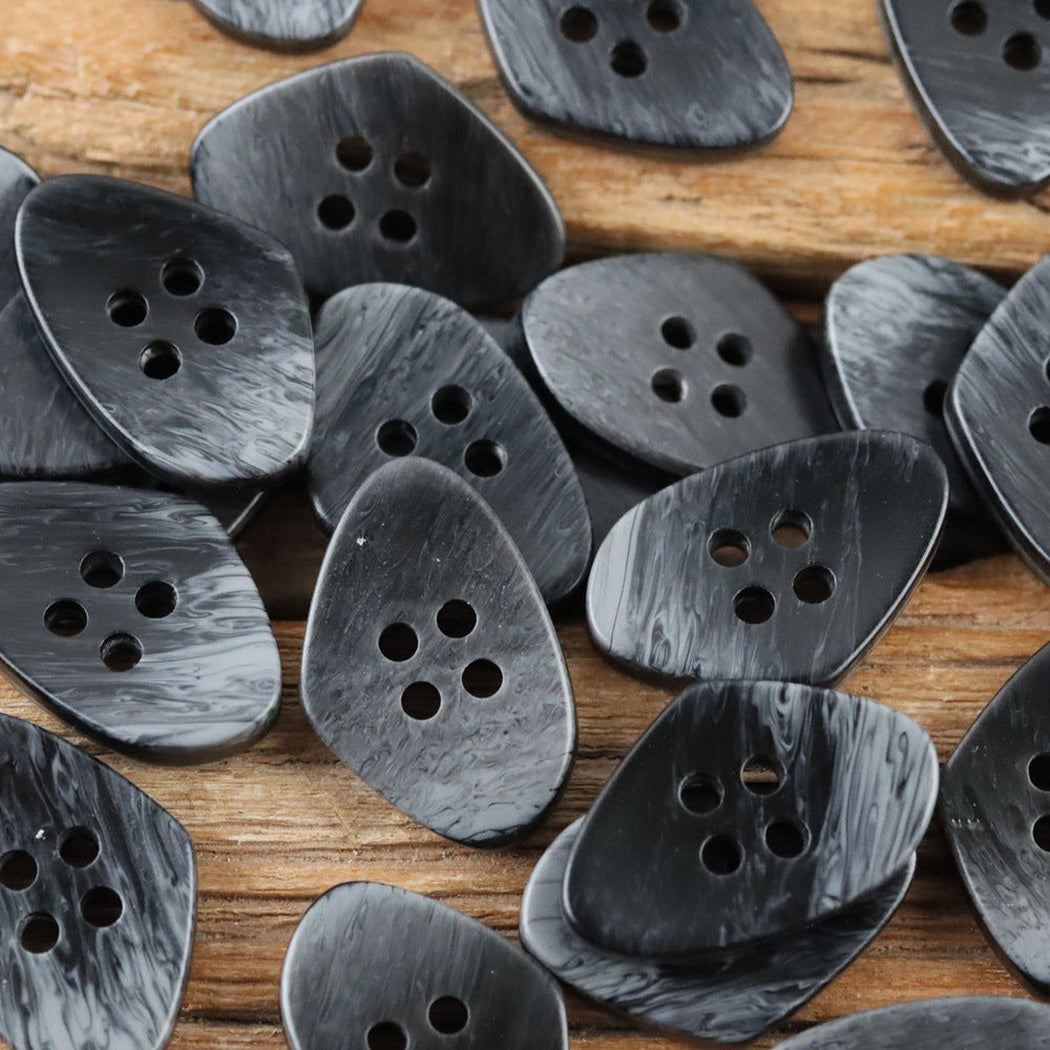 Bunli - DIY 10 Pack Tonal Irregular Button