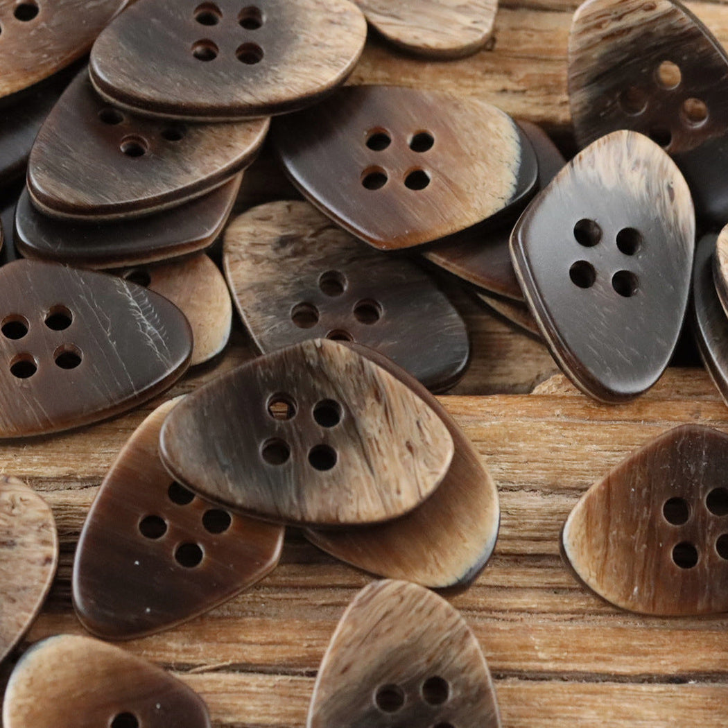 Bunli - DIY 10 Pack Tonal Irregular Button