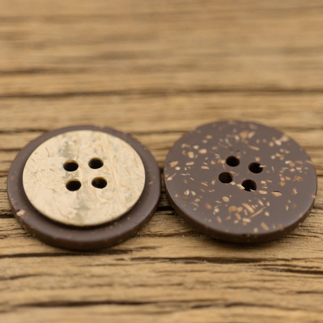 Bunli - DIY 10 Pack Layered Mottled Round Button