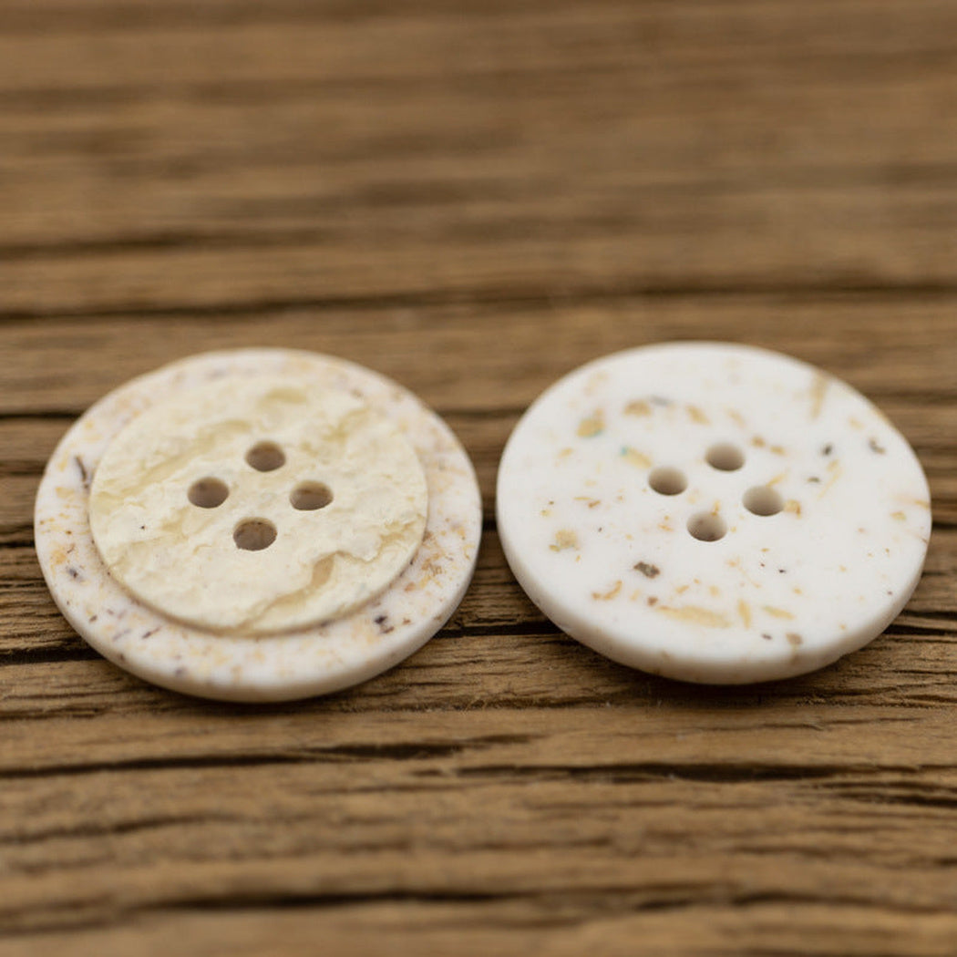 Bunli - DIY 10 Pack Layered Mottled Round Button