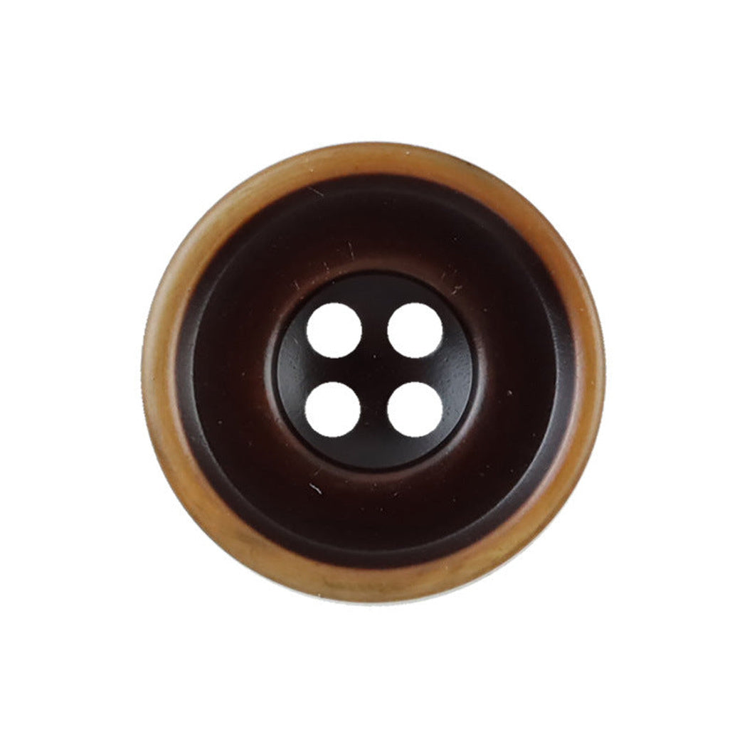 Bunli - DIY 10 Pack Wide-Rim Earth-Tone Round Button