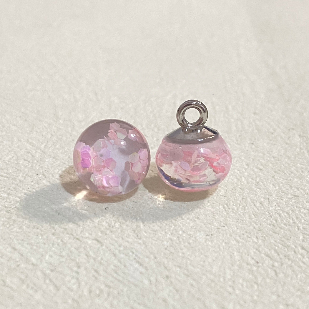 Bunli - Translucent Floral Round Shank Button