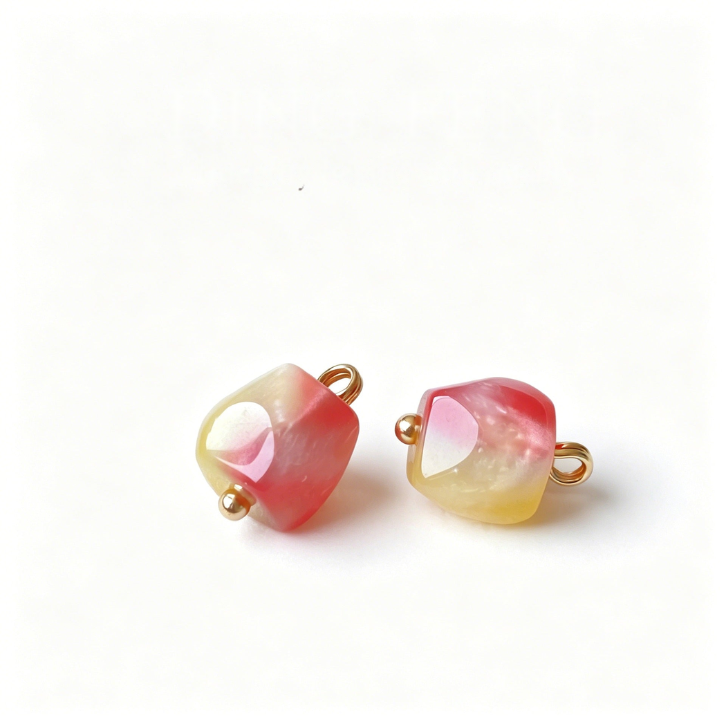 Bunli - Eight-Point Floral Gilded Shank Button