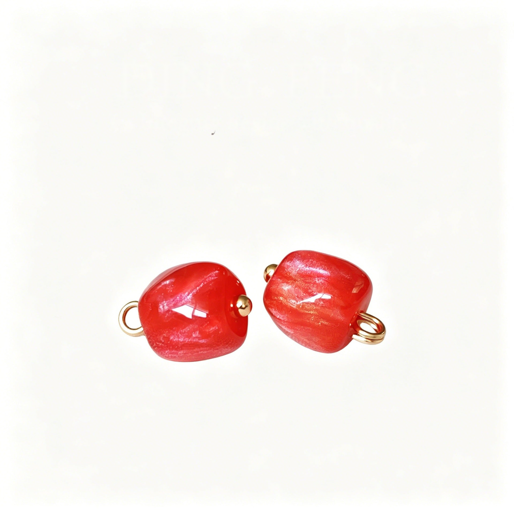 Bunli - Eight-Point Floral Gilded Shank Button