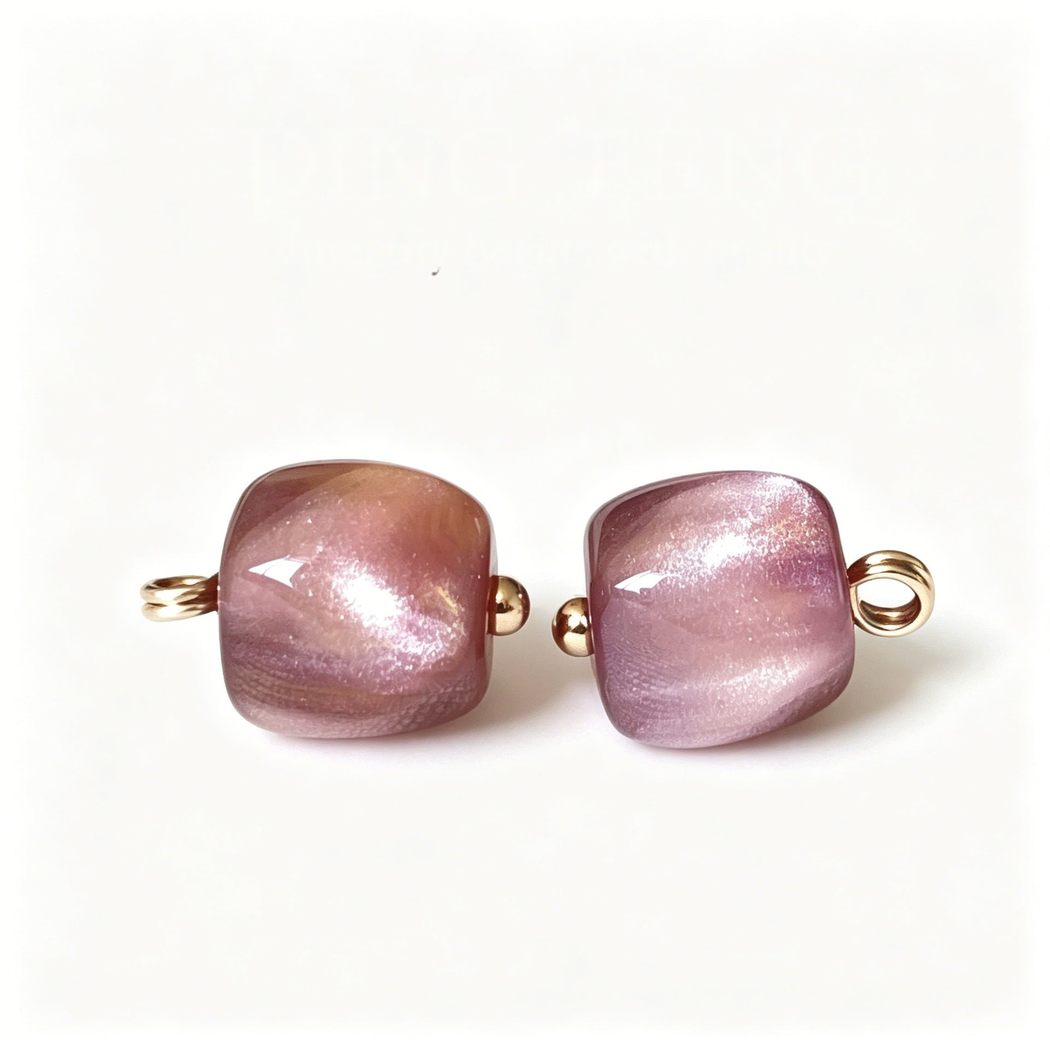 Bunli - Eight-Point Floral Gilded Shank Button