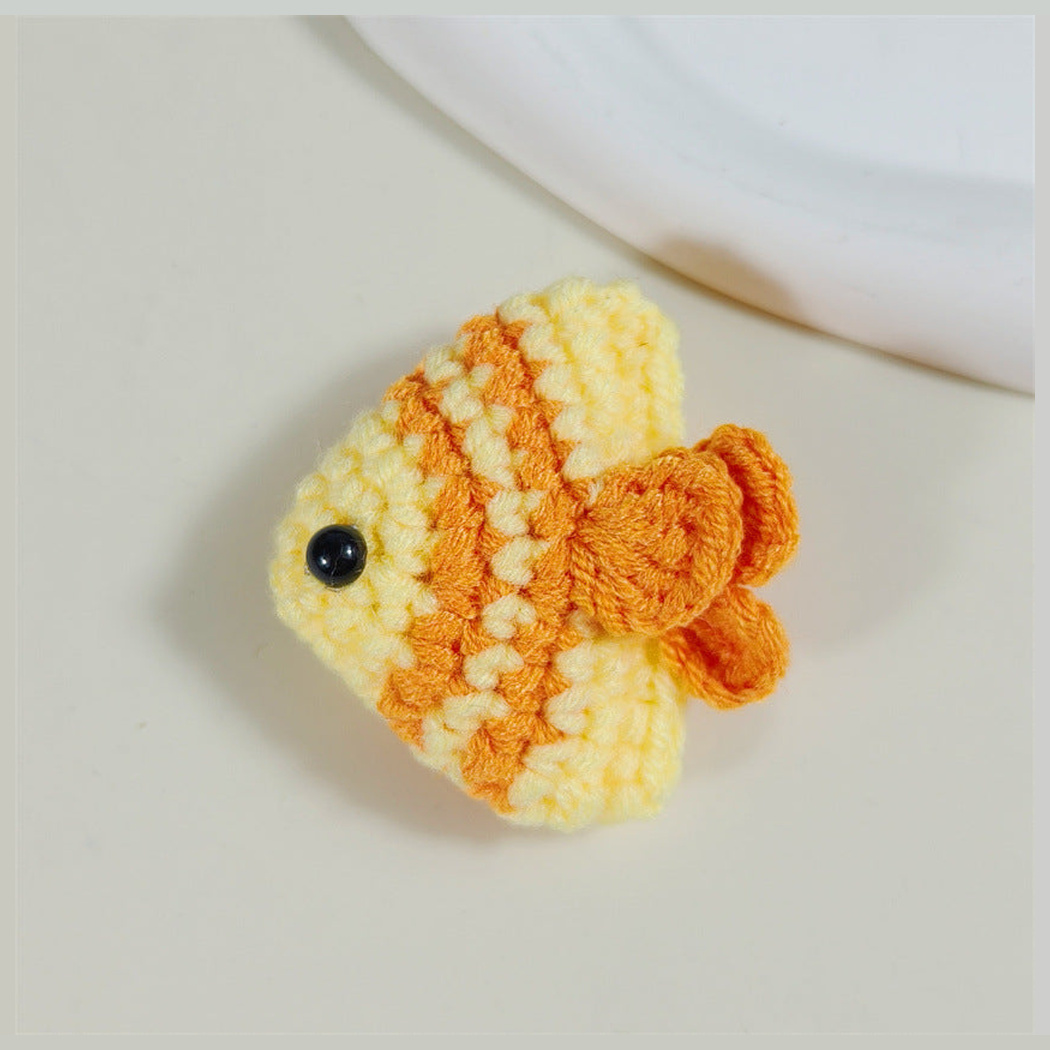 Chivy - Crocheted Colorful Fish Hanging Ornament Accessory