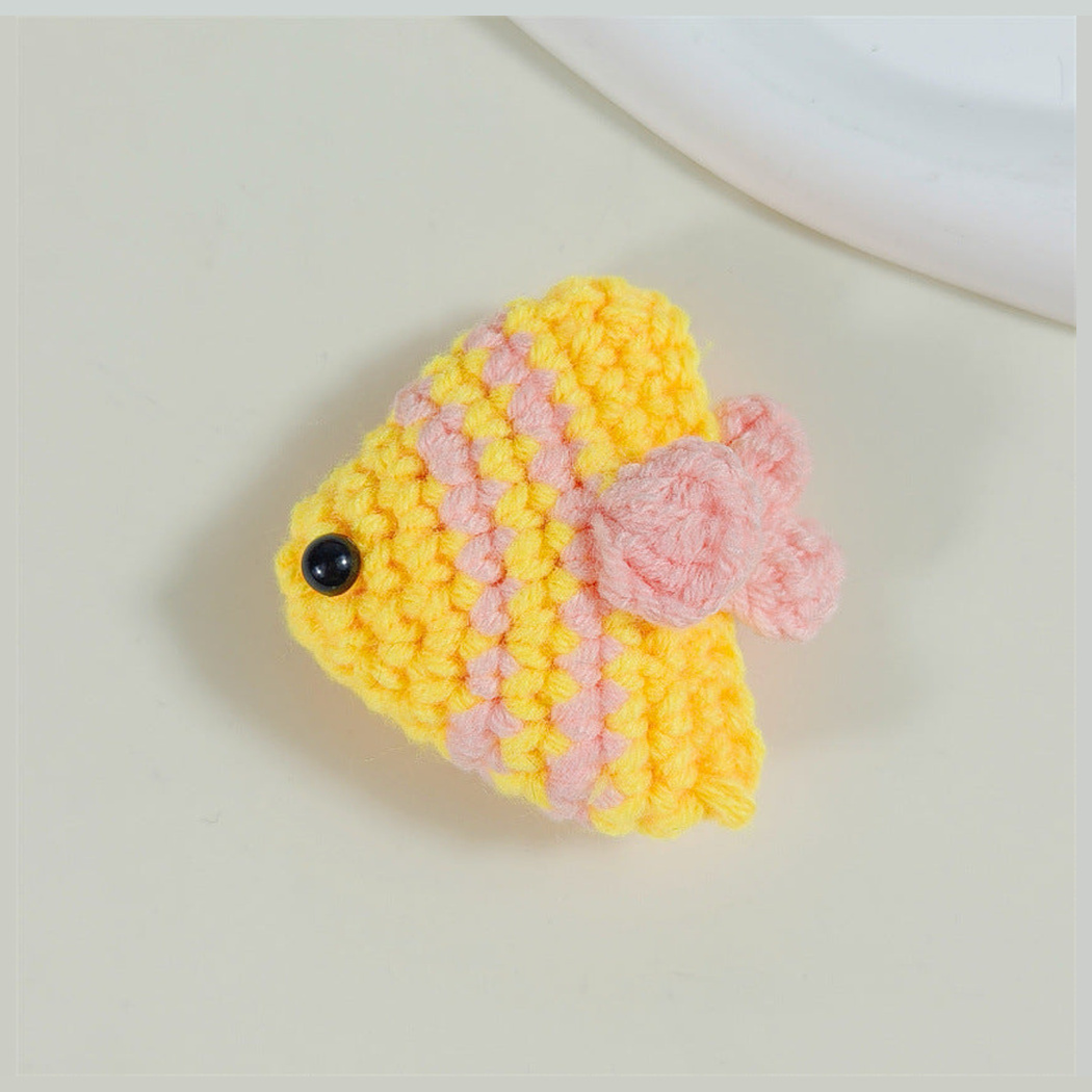 Chivy - Crocheted Colorful Fish Hanging Ornament Accessory