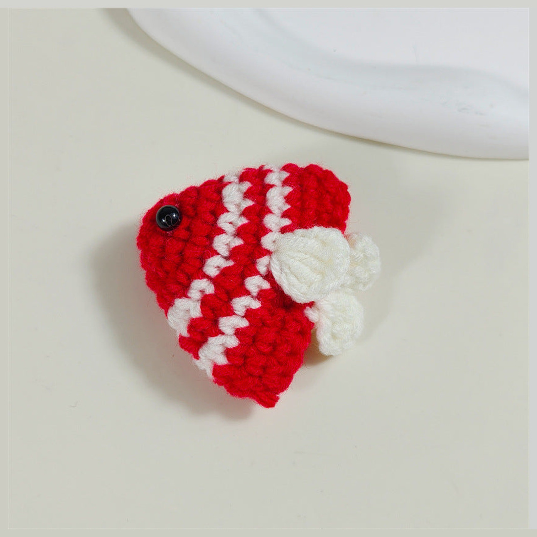Chivy - Crocheted Colorful Fish Hanging Ornament Accessory