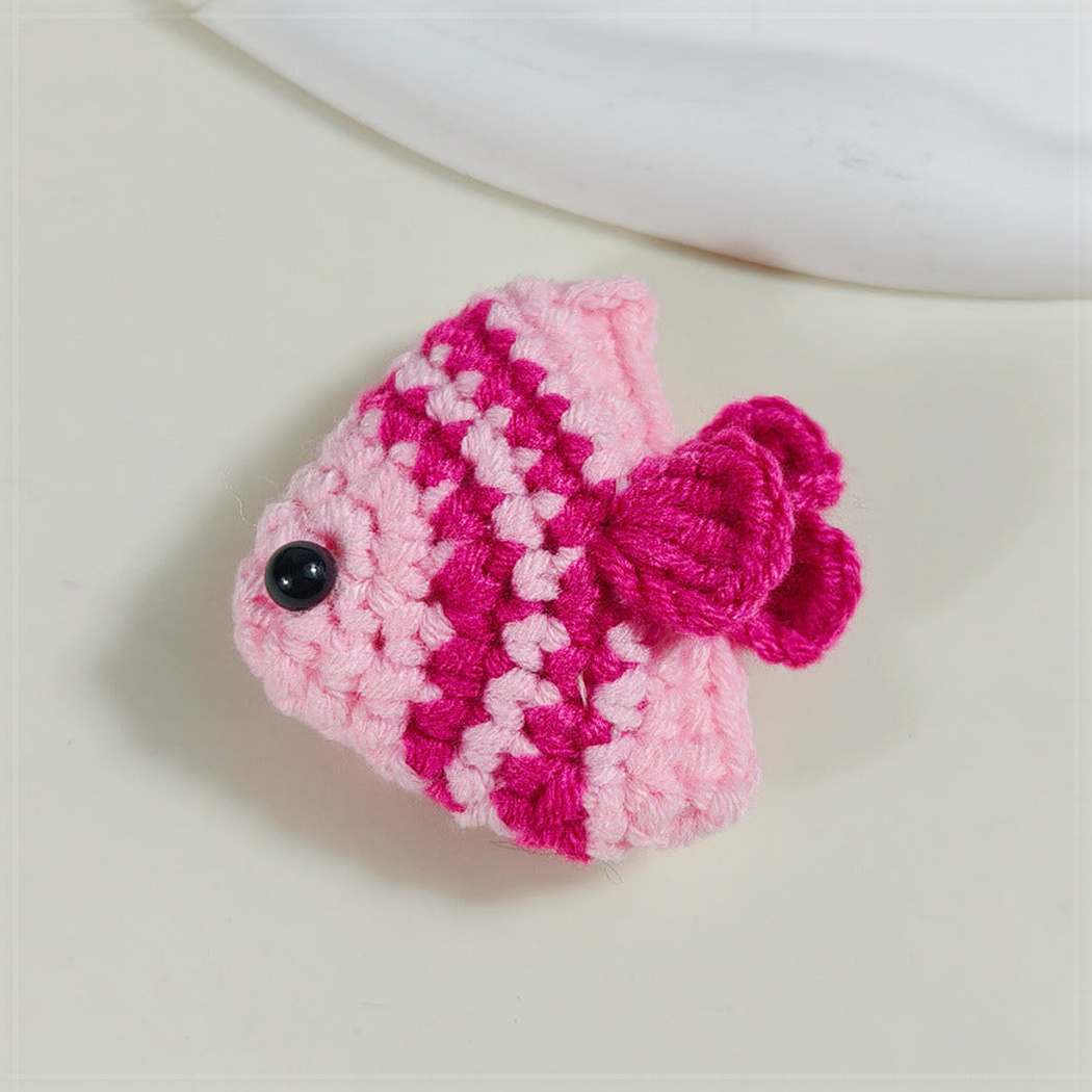 Chivy - Crocheted Colorful Fish Hanging Ornament Accessory
