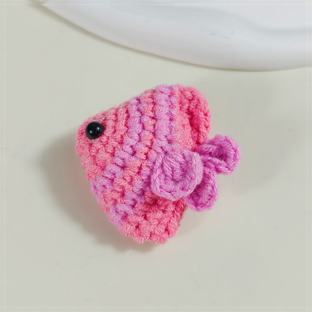 Chivy - Crocheted Colorful Fish Hanging Ornament Accessory