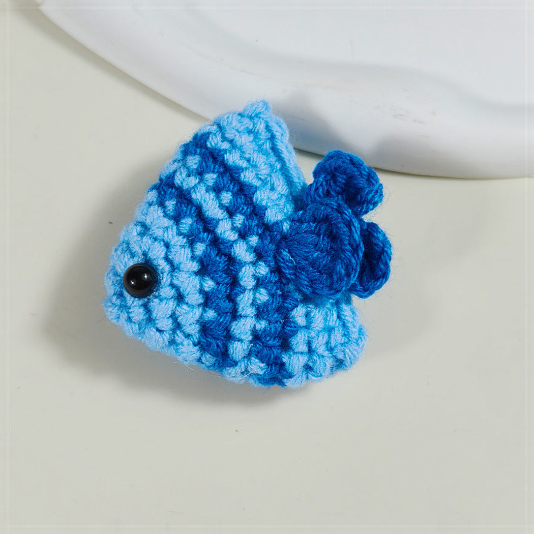Chivy - Crocheted Colorful Fish Hanging Ornament Accessory