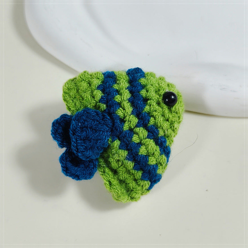 Chivy - Crocheted Colorful Fish Hanging Ornament Accessory