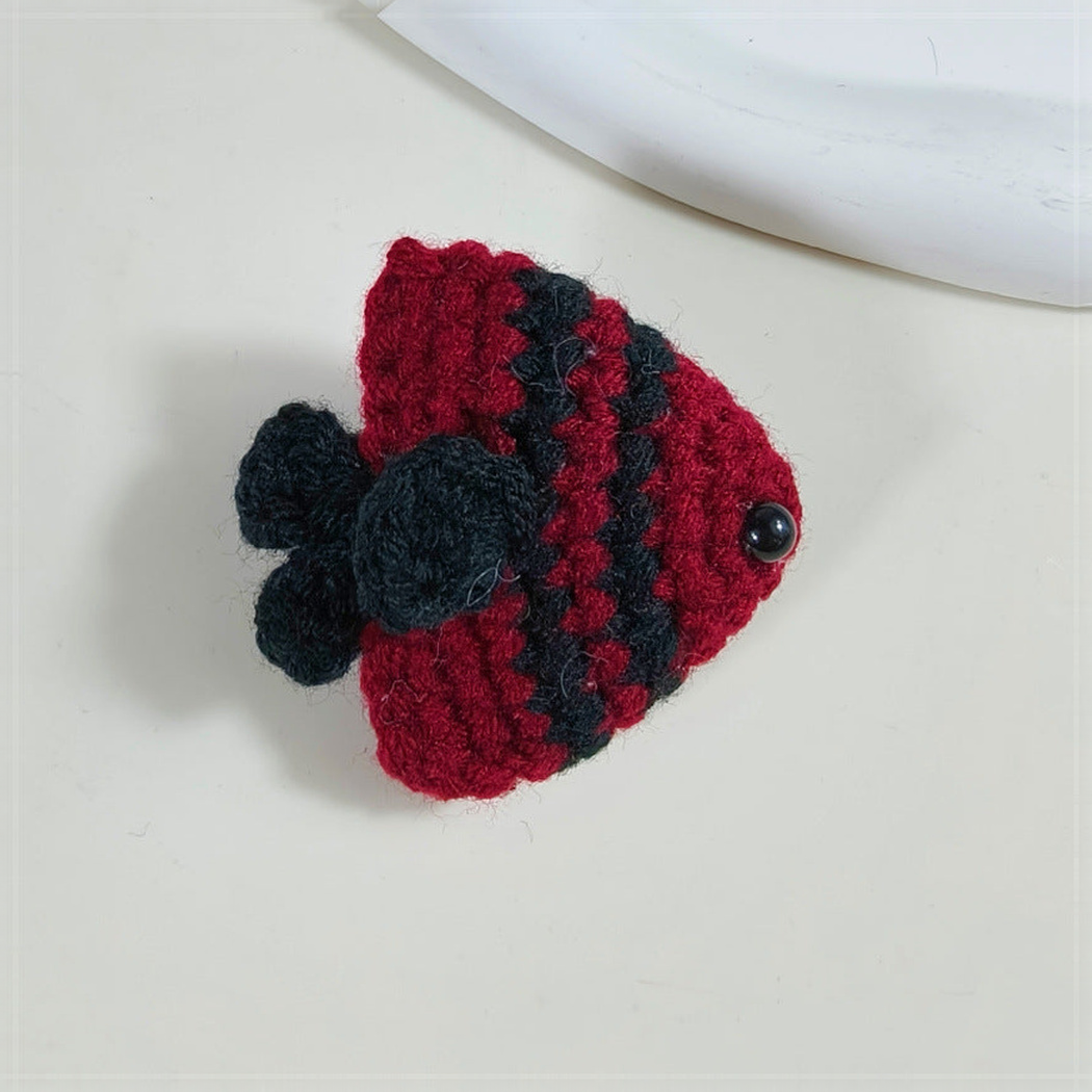 Chivy - Crocheted Colorful Fish Hanging Ornament Accessory