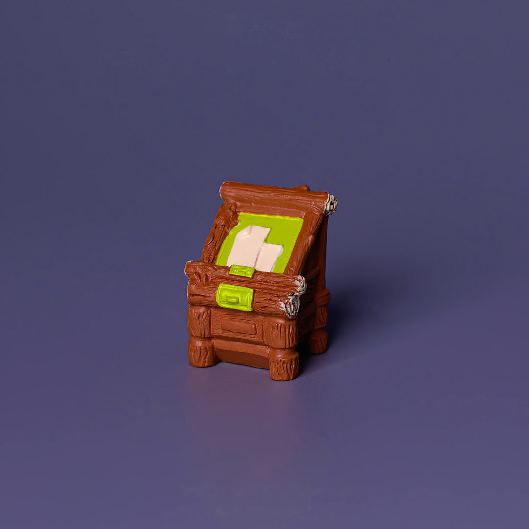 Objella - Antique Wood-Style Furniture Miniature