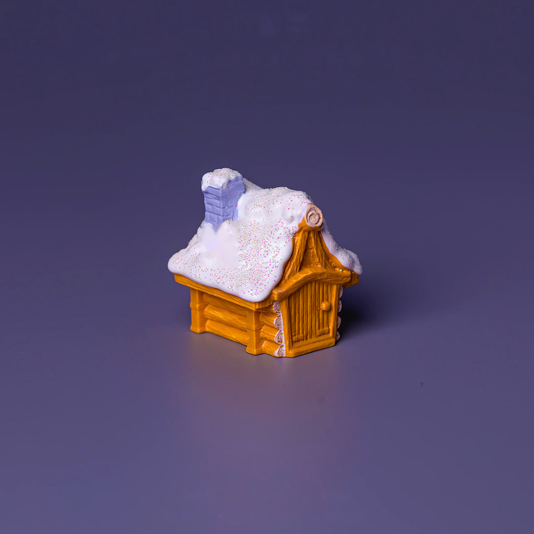 Objella - Snowy European Villa Miniature