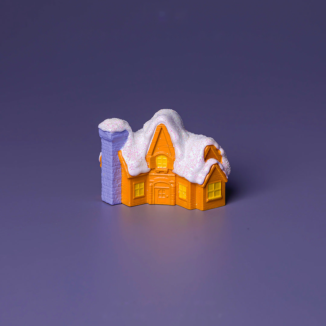 Objella - Snowy European Villa Miniature