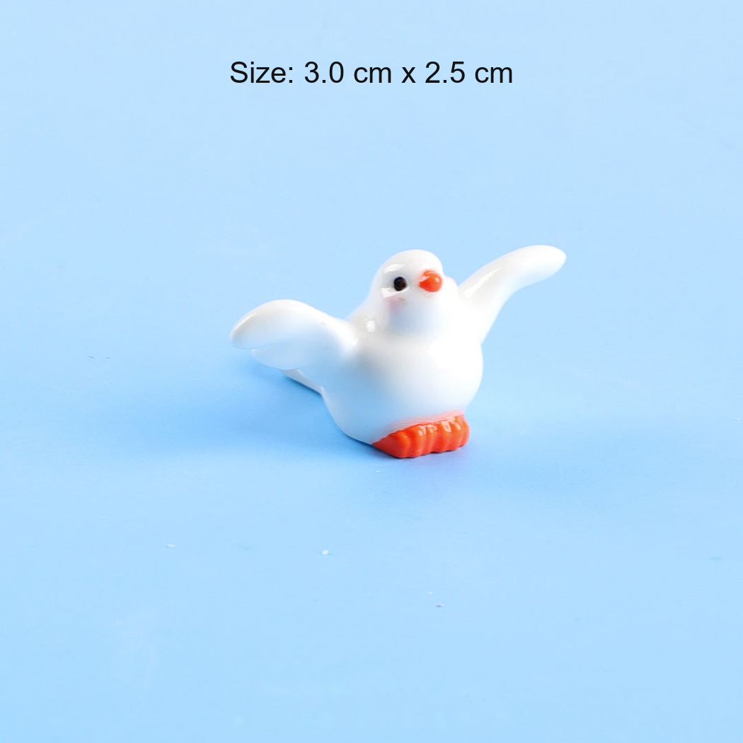 Objella - White Dove Five-Pose Figurine