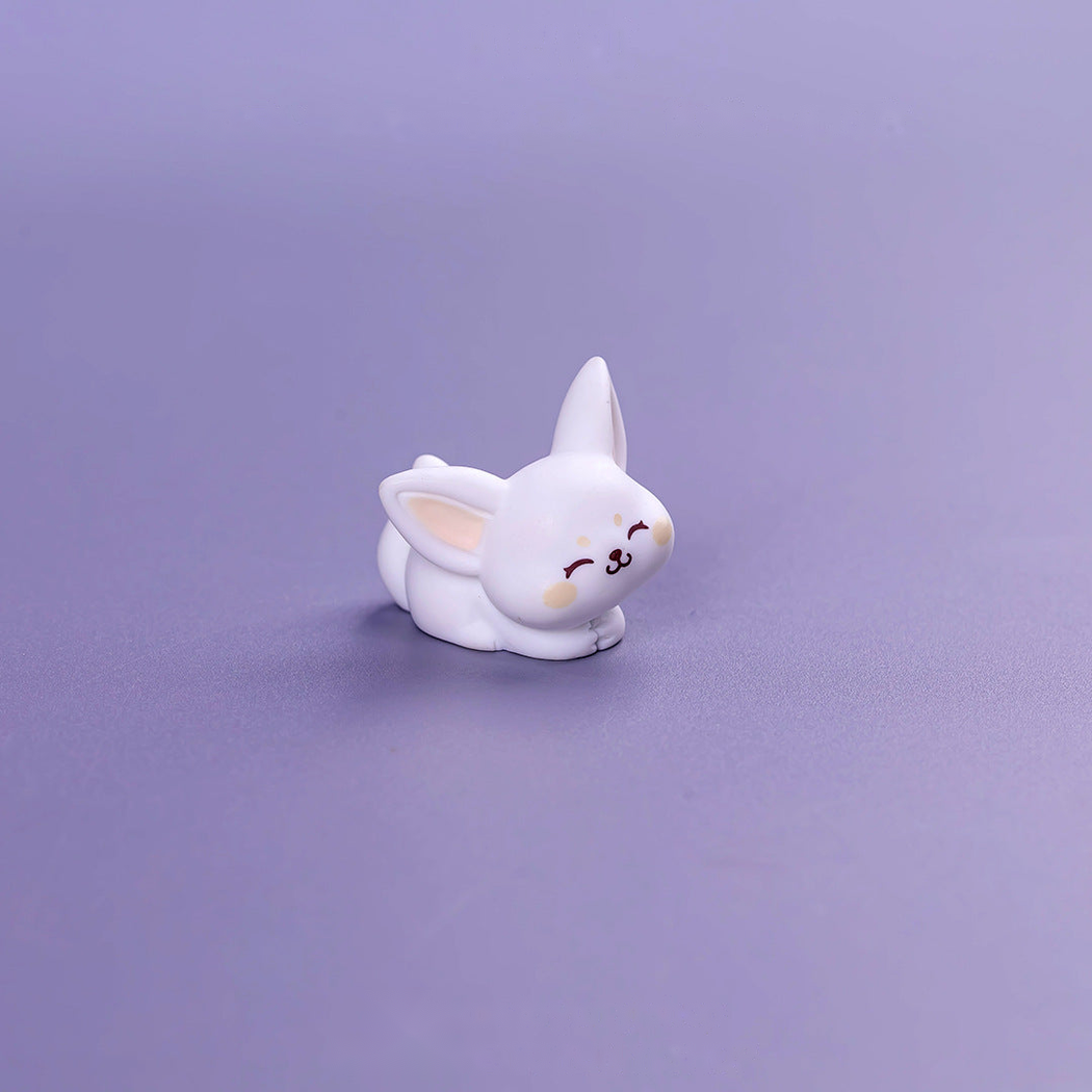 Objella - Tiny Orange Four-Pose Fox Figurine