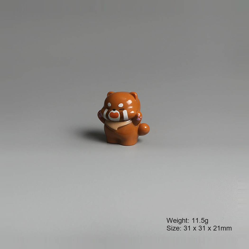 Objella - Colorful Six-Animal Charm Figurine