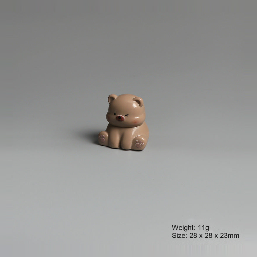 Objella - Colorful Six-Animal Charm Figurine