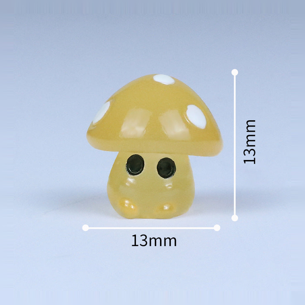 Objella - Glow Five-Dot Mushroom Figurine