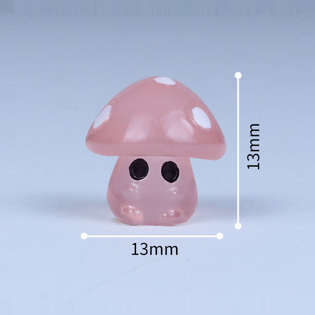 Objella - Glow Five-Dot Mushroom Figurine