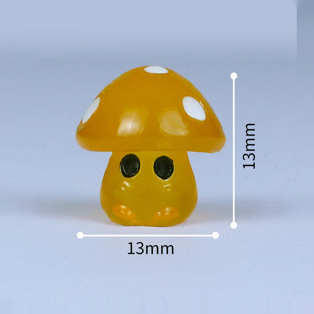 Objella - Glow Five-Dot Mushroom Figurine