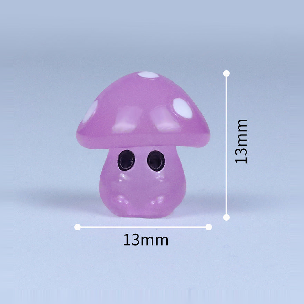 Objella - Glow Five-Dot Mushroom Figurine