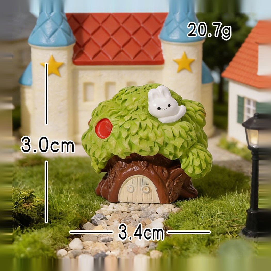 Objella - Mushroom Windmill House Miniature